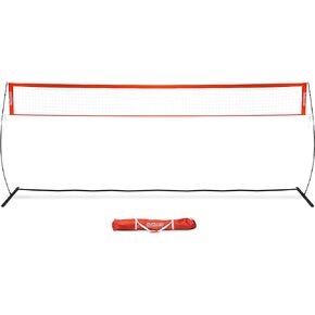 GoSports Freestanding Volleyball Training Net for Indoor or Outdoor Use - Instant Setup and Height Adjustable - 12 ft or 20 ft Sizes