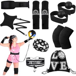Honoson 7 Pcs Volleyball Training Equipment Aid Volleyball Serving Trainer Volleyball Spike Trainer Volleyball Trainer Kit Volleyball Gifts for Beginners