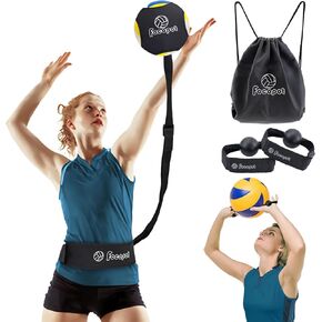 focopot Volleyball Training Equipment Aid,Solo Volleyball Trainer to Practice Serve, Spike, Set and Pass,Perfect Volleyball Trainer Gift for Beginners & Pro