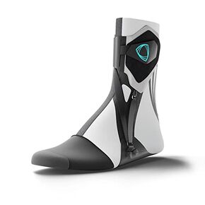 Ankle Brace | Compression Wrap for Sprained Ankle Heel Protector | Adjustable Support Bandage for Running Basketball & Other Sports with Tech-Enhanced Ankle Stabilizer - Grey, Left, M