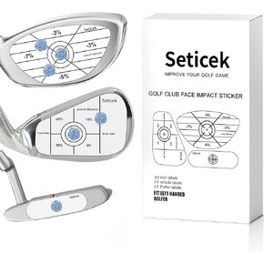 Golf Impact Tape Labels ｜Self-Teaching Sweet Spot and Consistency Analysis ｜ Improve Golf Swing Accuracy and Distance ｜Choose Between 150 Pc and 300 Pc