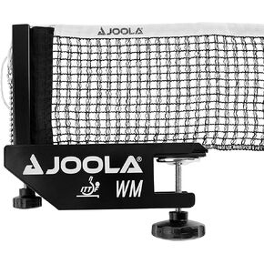 JOOLA WM Professional Table Tennis Net and Post Set - ITTF Tournament Approved - 72in Regulation Ping Pong Net with Screw On Clamp Attachment