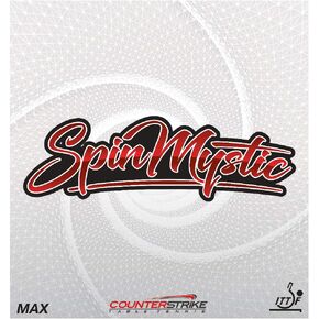Spin Mystic Rubber | Table Tennis Rubber | Ping Pong Rubber | ITTF Approved | Legal Table Tennis Rubber | Professional Table Tennis Rubber | Pro Rubber | Smooth Rubber
