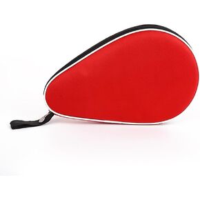 1 Piece Table Tennis Bag Table Tennis Racket Cover Case Ping Pong Paddle Case Cover Ping Pong Storage Bag Table Tennis Bat Cover Case Table Tennis Paddles Bag, Red