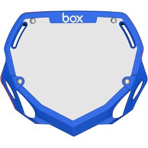 Box Components Two 3D Impact Resistant BMX Bike Number Plate w/Adjustable Velcro Straps for Adults, Mini, Strider, Plate Bikes, Bicycle Parts 100% Quality Guaranteed