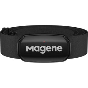 Magene H303 Heart Rate Monitor, Heart Rate Sensor Chest Strap, Protocol ANT+/Bluetooth, Compatible with iOS/Android APPs