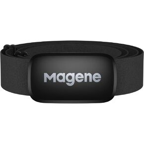 Magene H64 Heart Rate Monitor, Heart Rate Sensor Chest Strap, Protocol ANT+/Bluetooth, Compatible with iOS/Android APPs (New H64)