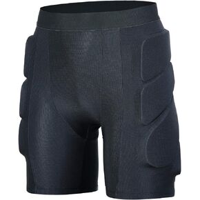 beroy Padded Shorts Protective Hip-Butt-Tailbone - 3D Protection for Ski Skate Snowboboard Soccer Football