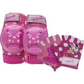 Bell Disney Minnie Mouse Protective Pad Set& Gloves