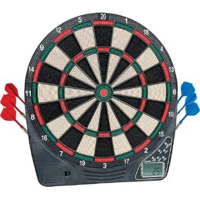 Franklin Sports Electronic Dart Board Sets - Soft Tip Electric Dartboard with Digital Scoreboard - (6) Darts Included