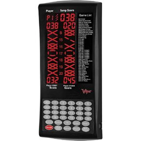 Viper ProScore Digital Dart Scorer Electronic Dartboard Scoreboard for Up to 8 Players, with 40 Games and 655 Game Options, Including Cricket and X01