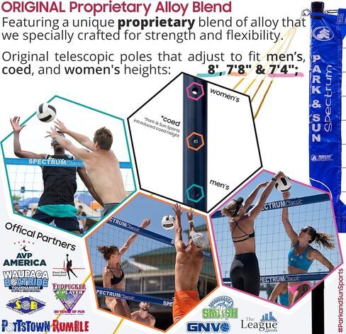 Park & Sun Sports Spectrum Classic: Portable Professional Outdoor Volleyball Net System in Saudi Arabia