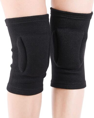 وسادات ركبة للكرة الطائرة الرياضية من TXJ، معدات حماية للرقص ناعمة ومسامية مع إسفنجة سميكة للنساء والرجال والفتيات، وأكمام ركبة مضادة للتصادمات لكرة القدم واليوجا والمصارعة والجري وركوب الدراجات. in Kuwait