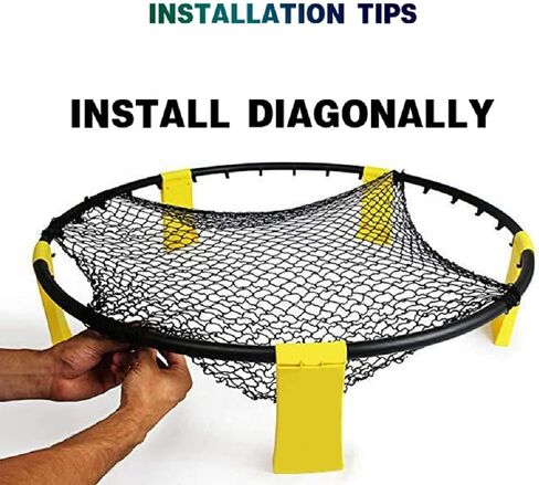 Replaceable Net for Spike Roundnet Game,Compatible with Most Competitive Tournament in Kuwait