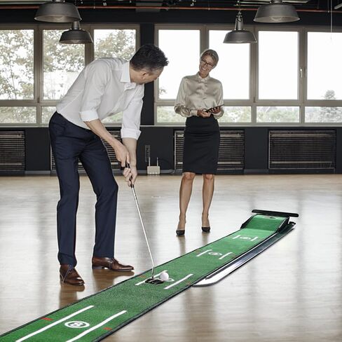 لعبة الجولف مات للاستخدام الداخلي والمكاتب، لعبة الجولف بطول 8 أقدام مع أدلة المحاذاة، إصدار مدمج، ملحقات الجولف للرجال in Kuwait