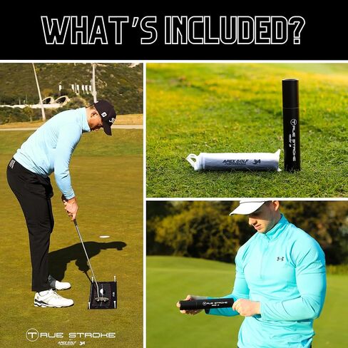 Golf Putting Practice Training aid,Perfect Perfect Practice Golf Putting mat, Tour aim Golf Alignment Golf Training aid, Putting Golf Set with Putting arc in Kuwait