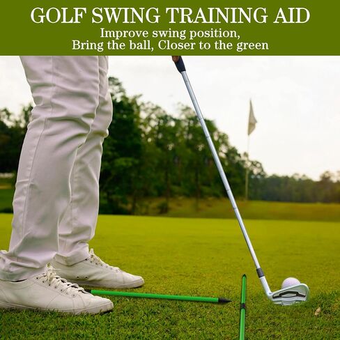 Seticek Golf Alignment Sticks 2 Pack، ترقية 48 "قابلة للطي عصا تدريب الجولف للمساعدة في التصويب والوضع ومدرب التأرجح الكامل وعصي تدريب الجولف مع علبة أنبوبية شفافة in Saudi Arabia