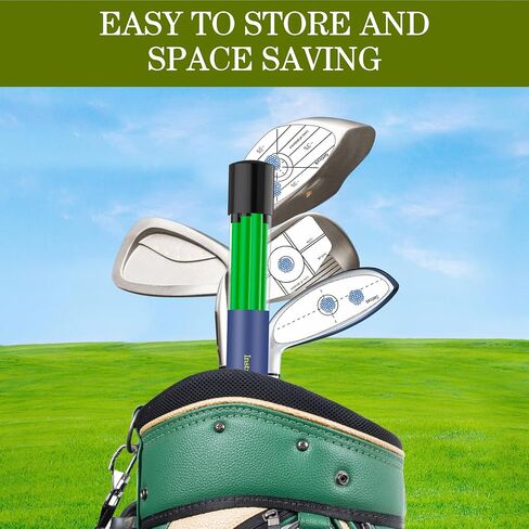 Seticek Golf Alignment Sticks 2 Pack، ترقية 48 "قابلة للطي عصا تدريب الجولف للمساعدة في التصويب والوضع ومدرب التأرجح الكامل وعصي تدريب الجولف مع علبة أنبوبية شفافة in Saudi Arabia
