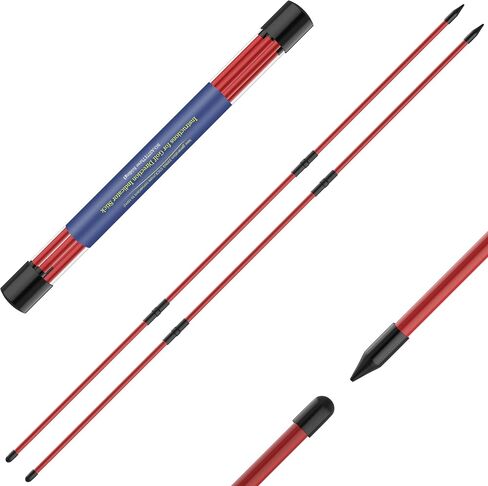 Seticek Golf Alignment Sticks 2 Pack، ترقية 48 "قابلة للطي عصا تدريب الجولف للمساعدة في التصويب والوضع ومدرب التأرجح الكامل وعصي تدريب الجولف مع علبة أنبوبية شفافة in Saudi Arabia