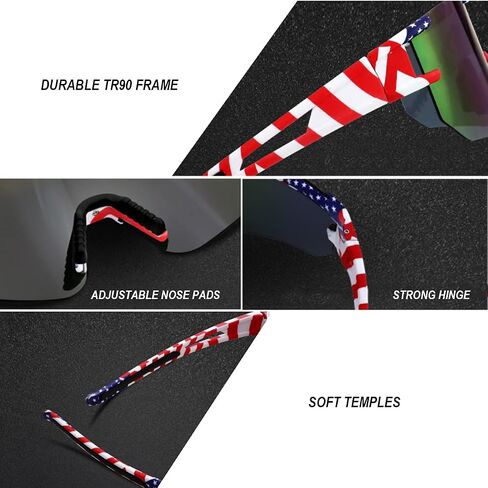 YUNBLL&KO Polarized Sports Sunglasses for Men Women UV400, Baseball Cycling Running Golf in Saudi Arabia