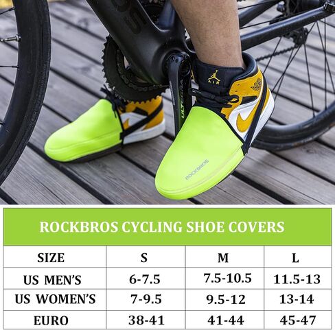 ROCKBROS الدراجات حذاء تو يغطي الطقس البارد دراجة الجرموق الحرارية دراجة حذاء واقي أصابع القدم غطاء كيفلر للرجال والنساء in Kuwait