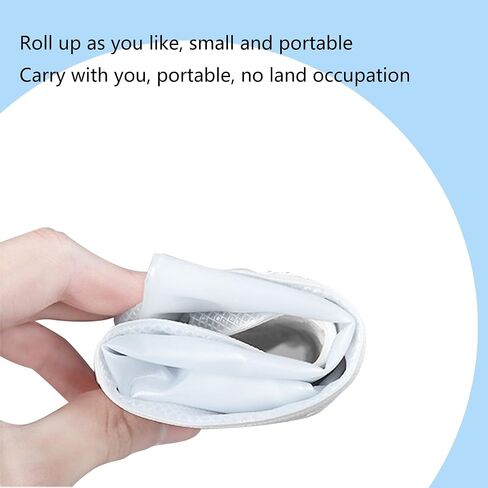 Rain Boot Waterproof Shoes Covers, Sand Control Non-Slip Shoe Cover Galoshes, PVC Rubber Sole Reusable Rain Snow Boots Overshoes for Cycling Outdoor Camping Fishing Garden Travel (S, Transparent) in Saudi Arabia