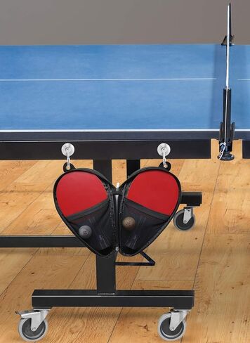 Ping Pong Paddle Table Tennis Racket Professional Set - 3 Star Balls & Organizing Carry Case - Hooks to Table in Saudi Arabia