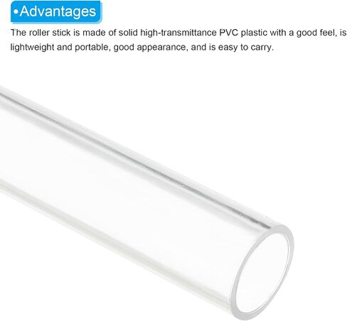 PATIKIL Table Tennis Rubber Roller, Table Tennis Roll Stick Bar Glue Rolling Stick Plastic DIY Sticky Tool for Assembling Table Tennis Racket in Saudi Arabia