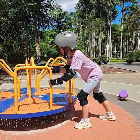 JBM Child & Adults Rider Series Protection Gear Set for Multi Sports Scooter, Skateboarding, Roller Skating, Protection for Beginner to Advanced, Helmet, Knee and Elbow Pads with Wrist Guards in Saudi Arabia