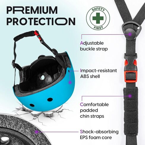 MhIL Adults & Kids Bike Helmets for Men Women – Certified Kids Helmet for Boys Girls, Bicycle Toddler Helmets for Skateboard Scooter Cycling Adjustable Multi-Sport Helmets for Toddlers, Kids & Adults in Saudi Arabia