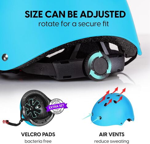 MhIL Adults & Kids Bike Helmets for Men Women – Certified Kids Helmet for Boys Girls, Bicycle Toddler Helmets for Skateboard Scooter Cycling Adjustable Multi-Sport Helmets for Toddlers, Kids & Adults in Saudi Arabia