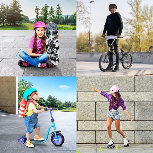 MhIL Adults & Kids Bike Helmets for Men Women – Certified Kids Helmet for Boys Girls, Bicycle Toddler Helmets for Skateboard Scooter Cycling Adjustable Multi-Sport Helmets for Toddlers, Kids & Adults in Saudi Arabia