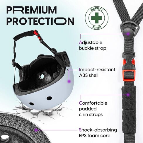 MhIL Adults & Kids Bike Helmets for Men Women – Certified Kids Helmet for Boys Girls, Bicycle Toddler Helmets for Skateboard Scooter Cycling Adjustable Multi-Sport Helmets for Toddlers, Kids & Adults in Saudi Arabia