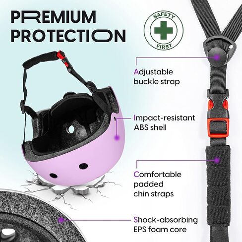 MhIL Adults & Kids Bike Helmets for Men Women – Certified Kids Helmet for Boys Girls, Bicycle Toddler Helmets for Skateboard Scooter Cycling Adjustable Multi-Sport Helmets for Toddlers, Kids & Adults in Saudi Arabia