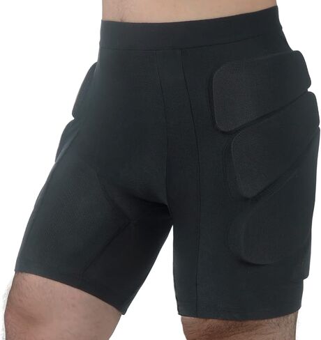 beroy Padded Shorts Protective Hip-Butt-Tailbone - 3D Protection for Ski Skate Snowboboard Soccer Football in Saudi Arabia