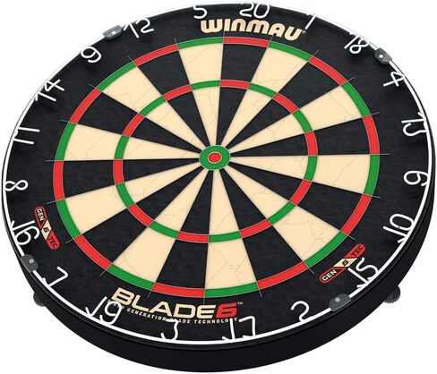 WINMAU Blade 6 Professional Bristle Dartboard with Official Tournament Specifications – endorsed by The PDC in Saudi Arabia