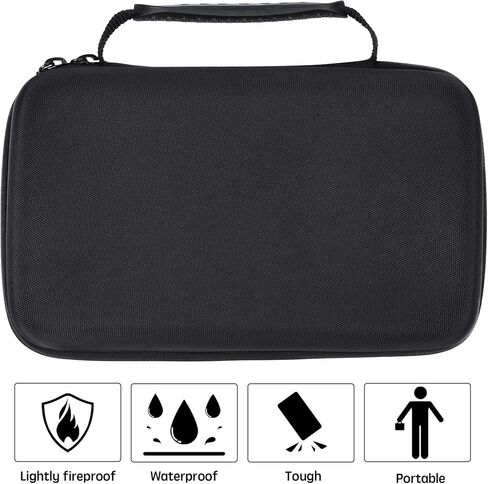 co2CREA Hard Case Compatible with Steel Tip or Soft Tip Darts, Holds 12 Darts and Extra Accessories, Built-In Storage Tubes and Pockets for Flights, Tips, Shafts in Saudi Arabia