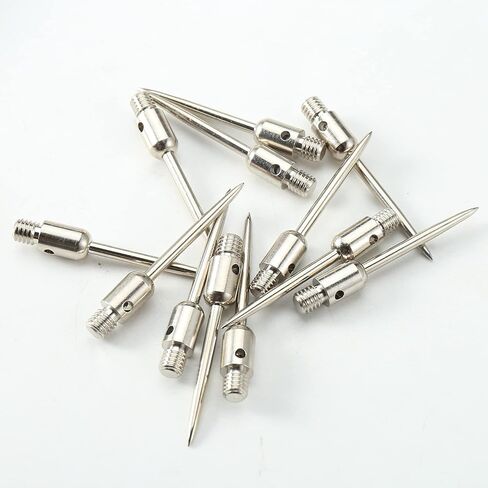 12Pcs Soft Dart Point Converter Steel Dart Point Alloy 2BA Thread Soft Dart Tips Converter Dart Accessories with Rubber O-Rings in Kuwait