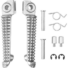 Footpegs New Black Front Footrests Foot Pegs For Yamaha YZF R6 1999-2017 R6S 2003-2008