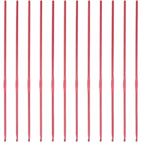 12PCS Aluminum Crochet Hooks, 6mm Crochet Hook Set, US Size J/10 Small Crochet Hooks Bulk