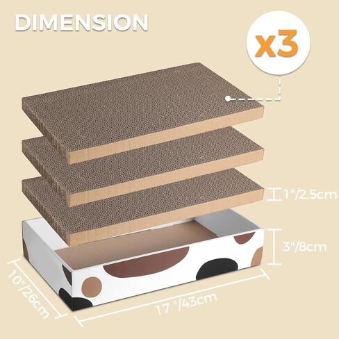 ComSaf Large Cat Scratcher Bed with Cat Scratching Mat, Scratch Lounge Cat Bed with Durable Sisal Cat Scratch Mat, Cat Lounger Cat Couch Bed with Cat Toy Ball Track Interactive, Protect Furniture in Saudi Arabia