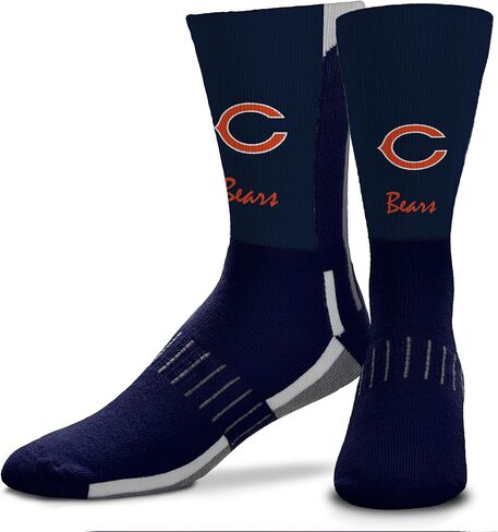 FBF - NFL Adult Team Logo Phenom Script Crew Dress Socks Footwear for Men and Women Game Day Apparel in Saudi Arabia