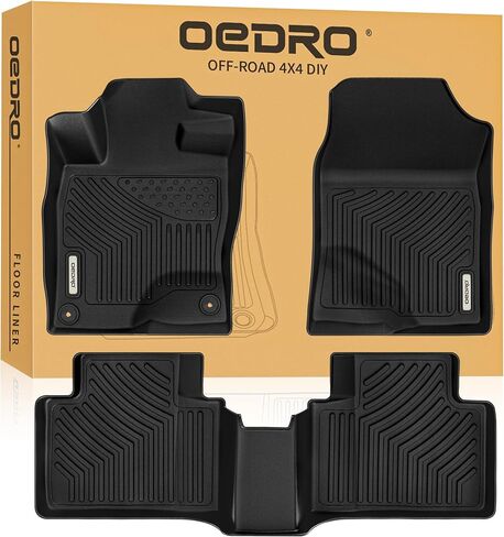OEDRO Cargo Trunk Liner Fit for 2022-2025 Honda Civic Sedan, Custom Fit Civic Cargo Mat TPE All Weather Guard, Black in Saudi Arabia