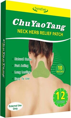 Relief Patches, Heat Patches for Neck, Should, Knee, Ankle, Natural Herbs Patches, Long Lasting and Effective Quickly for Muscle, UP to 12 Hours | 10 Count in Saudi Arabia