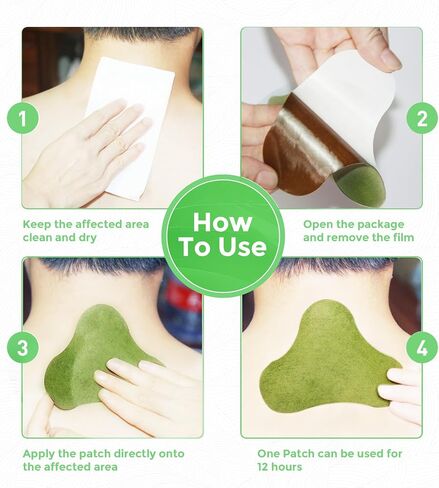 Relief Patches, Heat Patches for Neck, Should, Knee, Ankle, Natural Herbs Patches, Long Lasting and Effective Quickly for Muscle, UP to 12 Hours | 10 Count in Saudi Arabia