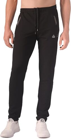 SCR 30/33/36 Inseam Mens Sweatpants with Pockets Tapered Joggers Men Slim Fit Open Bottom Pants Tall, Extra Long in Kuwait