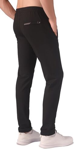 SCR 30/33/36 Inseam Mens Sweatpants with Pockets Tapered Joggers Men Slim Fit Open Bottom Pants Tall, Extra Long in Kuwait