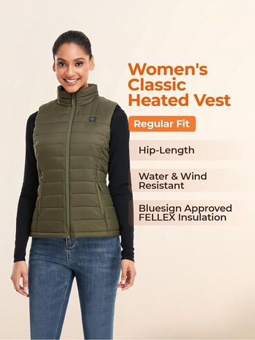 ORORO [Upgraded Battery] Women's Heated Vest with Battery Pack in Saudi Arabia