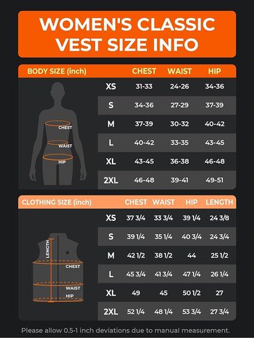 ORORO [Upgraded Battery] Women's Heated Vest with Battery Pack in Saudi Arabia