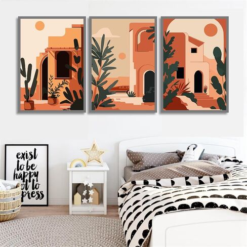 CYNART 6 Packs Paint by Number Kits for Adults, American Attractions City Travel Acrylic Paint by Number Kits,Oil Painting Art on Canvas Without Frame for Gifts and Home Wall Decor 12x16in in Saudi Arabia